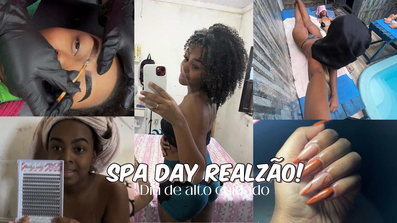 Spa day quase caseira!!!!! Cilios| sombracelha | cabelo| unha e muito maissssss!
