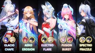 NEGATIVE STATUS TEAM - S0 Hsin / Hiyuki / Cartethyia / Aemeath / Zani | ToA | Wuthering Waves 3.7