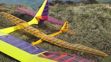 Mini Bird of Time. Built from a J&H Aerospace balsa kit.