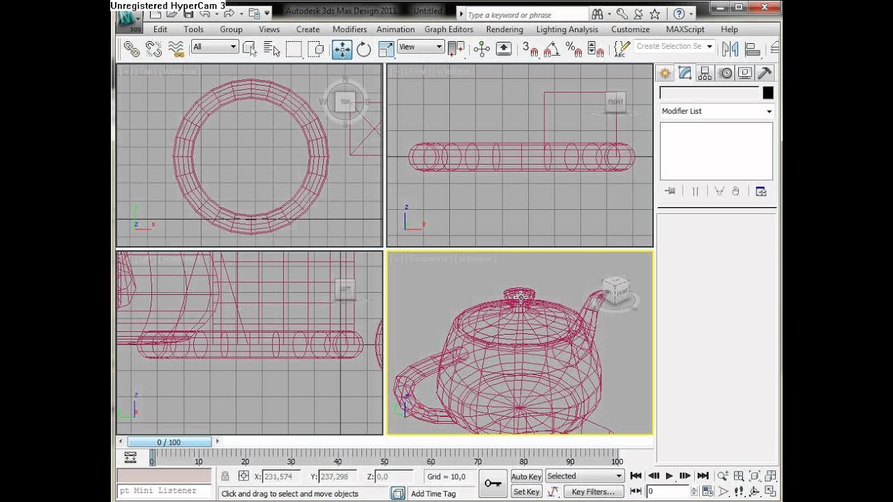 tutorial 3ds max basico parte 2 - YouTube
