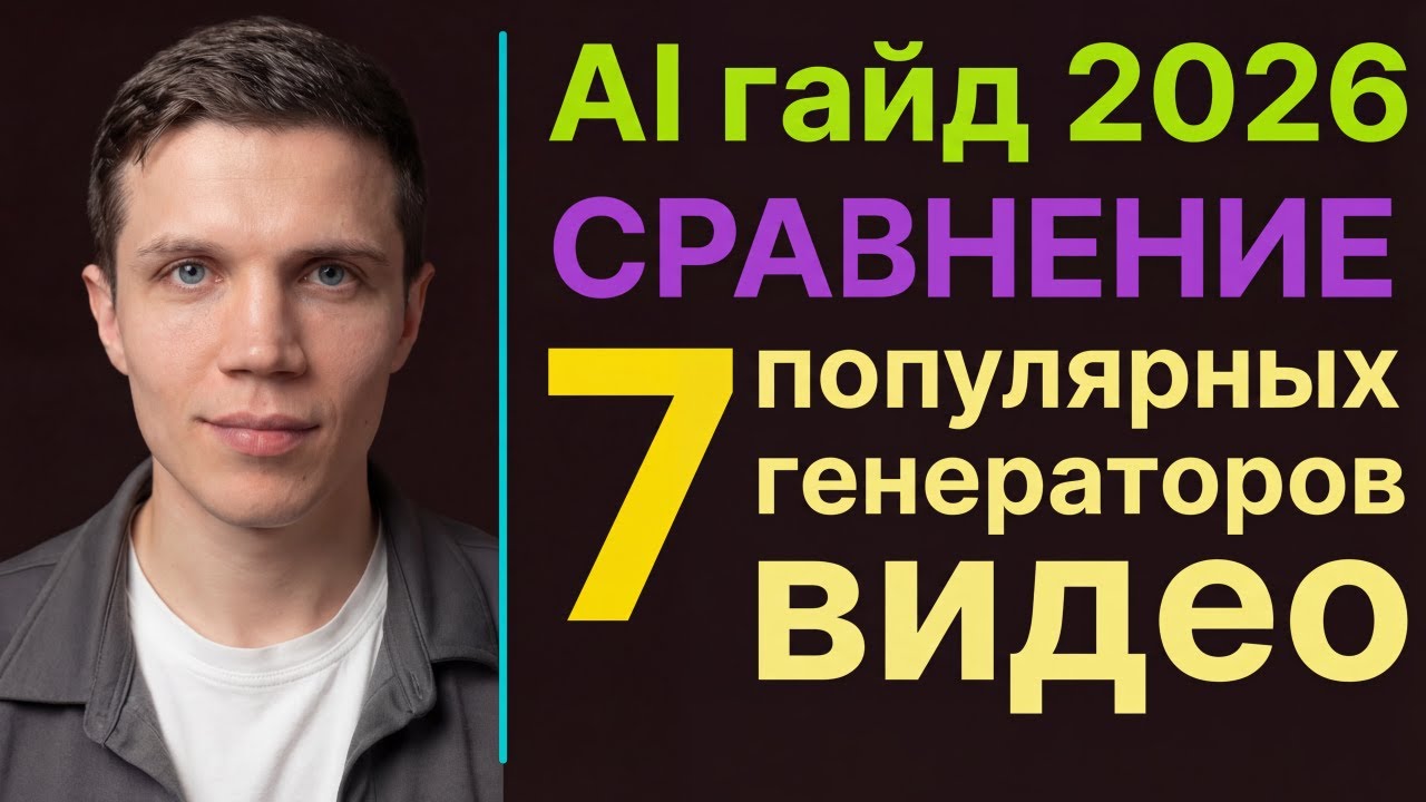 Какая AI-модель для видео лучше в 2026? Я сравнил 7 популярных AI-видеогенераторов