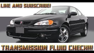 How to Check Transmission Fluid - For 1999 - 2005 Grand Am, Cavalier, Sunfire, Malibu, Alero