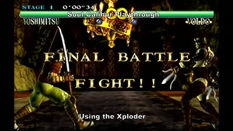 Soul Calibur Playthrough using the Dreamcast Xploder :D #Dreamcast #Sega #DC #CheatCodes #Gaming