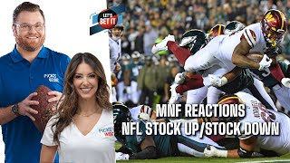 Let's Bet It: Nov. 15th - MNF Reactions, NFL Stock Up/Stock Down, CFP Rankings Preview!