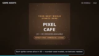 PIXEL CAFE: The Cozy Voxel Asset Collection screenshot 1