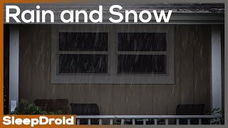 ► Beat That Insomnia with this Relaxing Rain and Snow ~ Rain Sounds for Sleeping (No Thunder) Lluvia