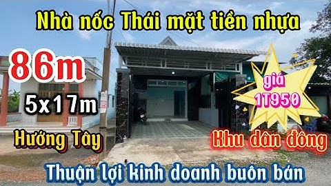 Đất Cần Giuộc| Nhà Nốc Thái mặt tiền đường nhựa xung quanh dân đông.
