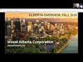 Alberta, Canada Land of Opportunities Nov 5, 2020