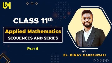 #Class 11th Applied Maths |Sequences and Series |Exe 6.2 (25-30) |M.L Aggarwal| @binaymaheshwari2808