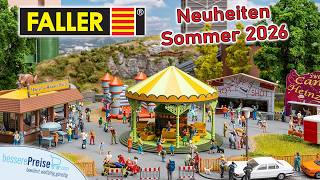 🚂 FALLER Sommer Neuheiten 2026 vorgestellt | Modellbahn Neuheiten für Spur H0 & Spur N entdecken!