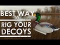 How To Rig Duck Decoys THE BEST WAY (Texas Rig)