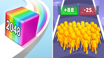 Jelly Run 2048 | Count Masters Gameplay Walkthrough All Levels Android Ios