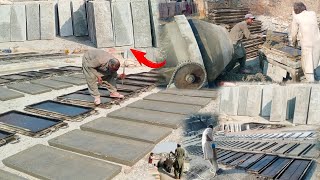 Concrete Slabs Making||How to Make a Readymade Roof Cement Concrete Slabs|| process in pakistan