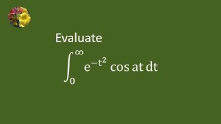 Integrating using Feynman's technique and Gaussian integral ( Mis-1718)