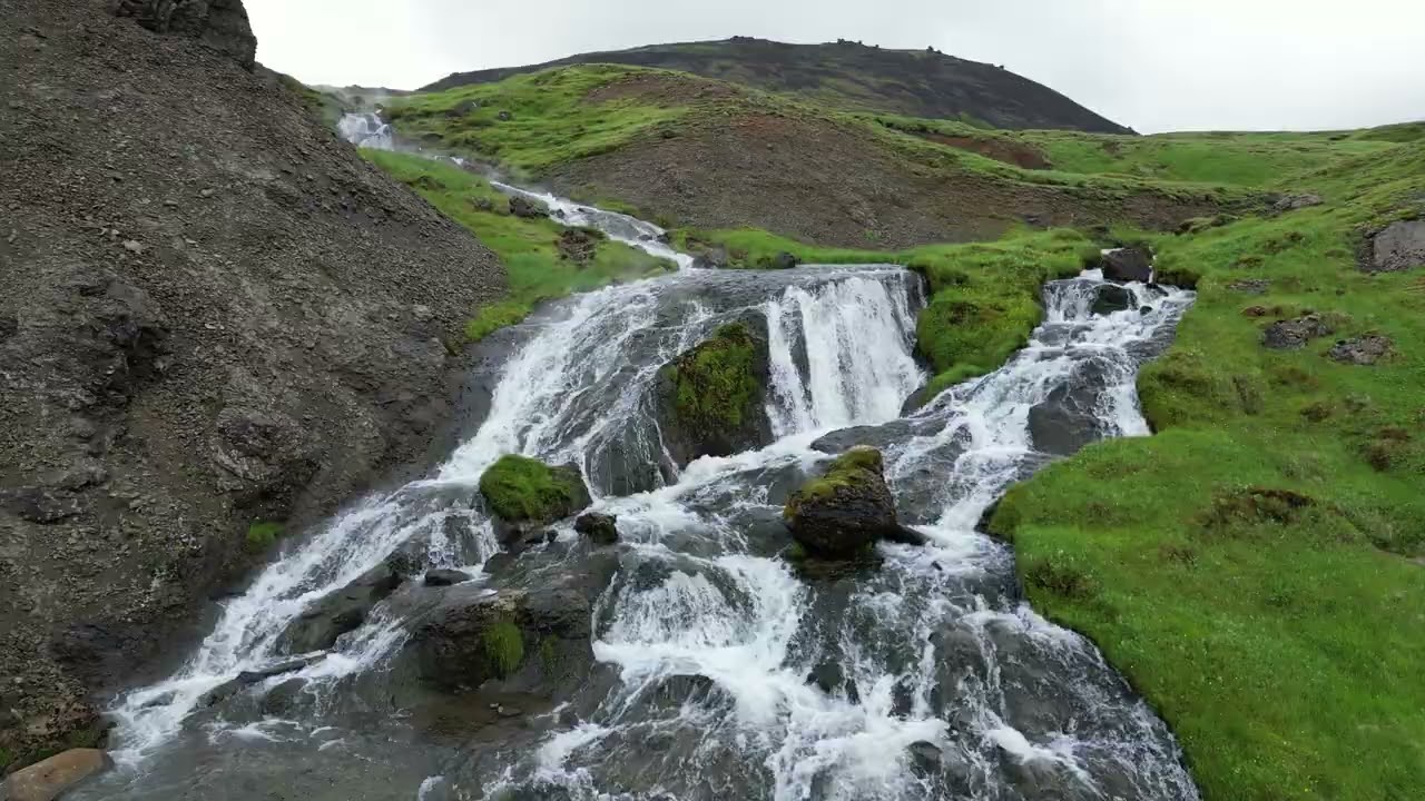 Reykjadalur Djupagilsfoss--2023 — Djúpagilsfoss — video poster
