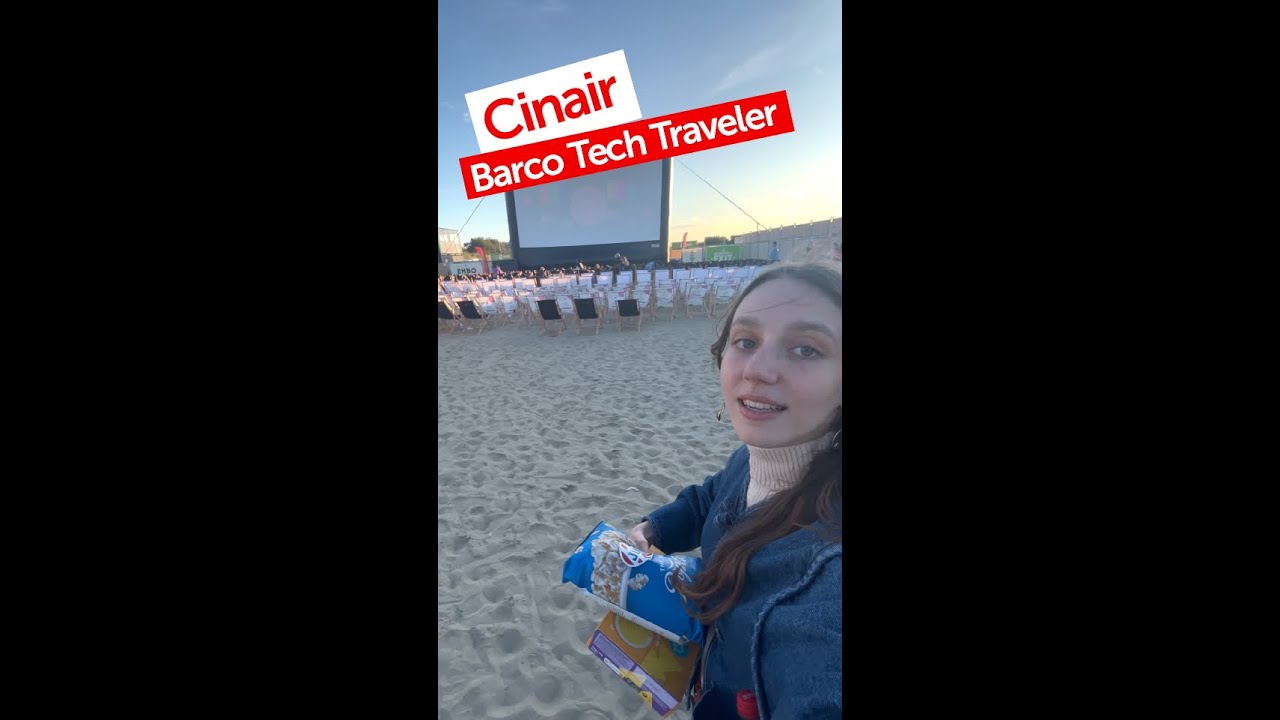 Barco tech 🤝 open air cinema