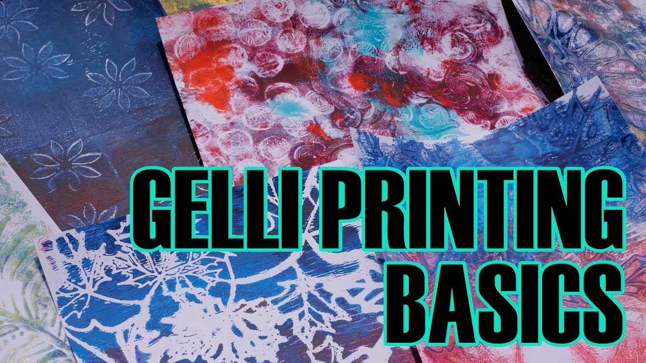 How to Make Gelli Prints - Hop-A-Long Studio