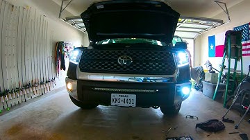 LED Fog Light install 2018 Tundra