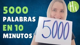 Cómo aprender 5000 palabras en 10 minutos || Aprende idiomas con HI