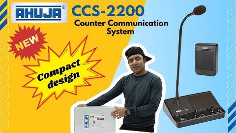 Ahuja CCS 2200 | two way communication system | unboxing and review