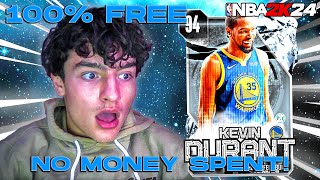 HOW TO GET DIAMOND KD FOR 100% FREE IN NBA 2k24 MYTEAM!