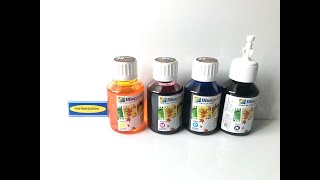 TINTA REFFIL REFIL y PRINTER 100 ML HP CYAN MAGENTA BLACK BLUE MERAH KUNING BIRU HITAM