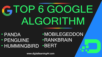 Google Core Algorithms update - panda, penguine,hummingbird, mobilegeddon, rankbrain, bert