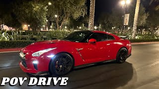 NISSAN GTR POV Night Drive (3AM)