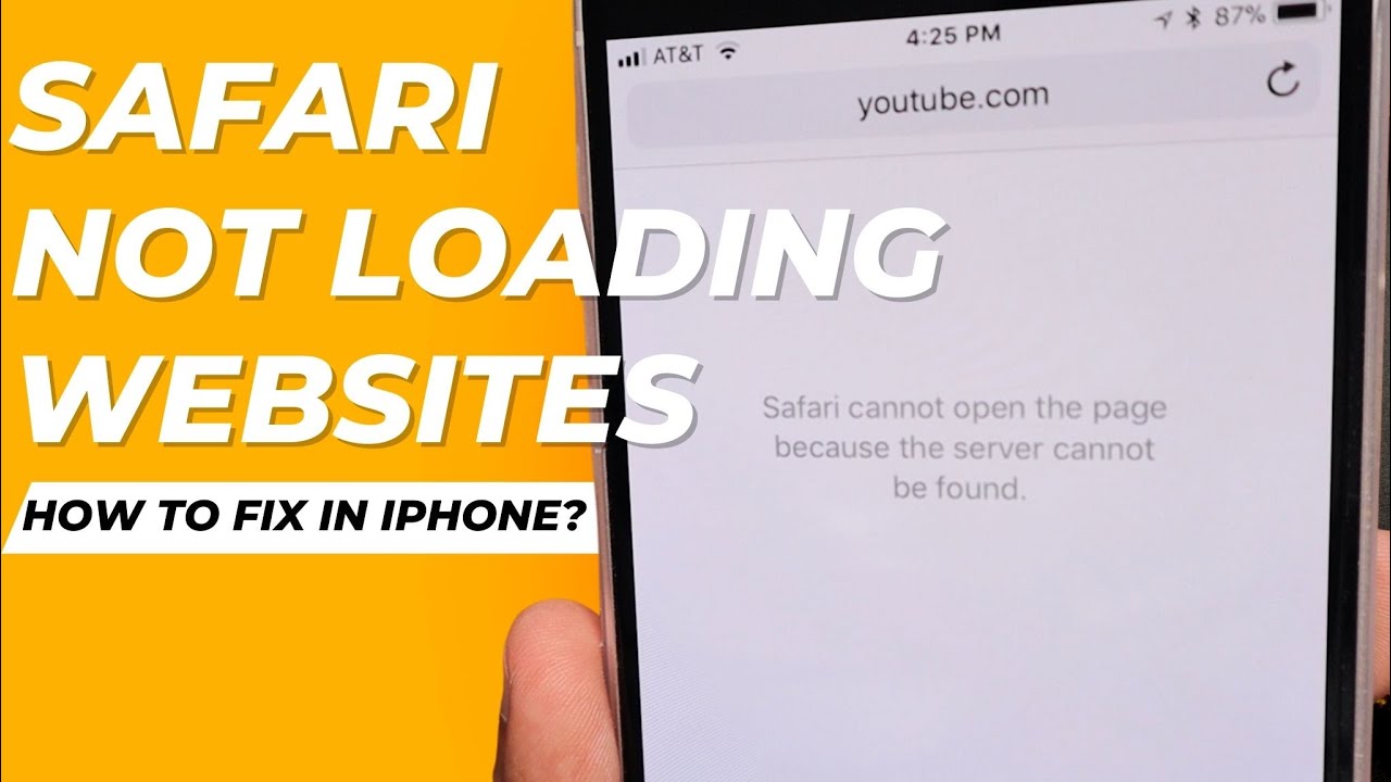 safari slow and not loading pages