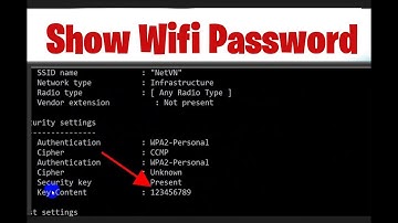 CMD : Find all Wi Fi passwords with only 1 command in  Windows 10/8/7