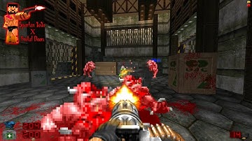 【Spartan YoYo】Brutal Doom v20b Hell on Earth：Ch 8 - Lab Complex Entrance