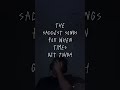 sad songs for tough times 💔