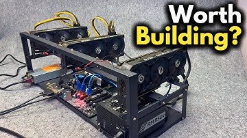 Ik heb een GPU-mining-installatie gebouwd die in 2025 Bitcoin mined