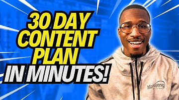 Create a 30-Day Content Calendar in Minutes with ChatGPT | Fast & Easy Content Planning
