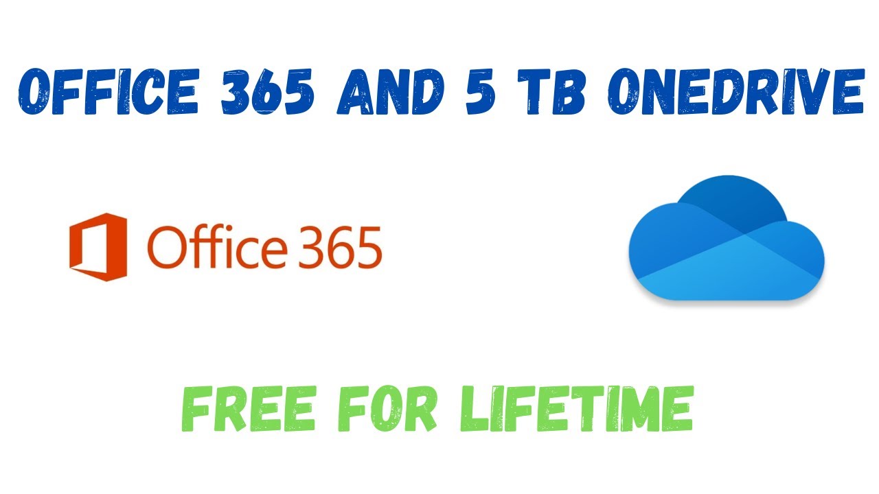 How To Get Office 365 And 5TB Onedrive Free Office365 Free YouTube