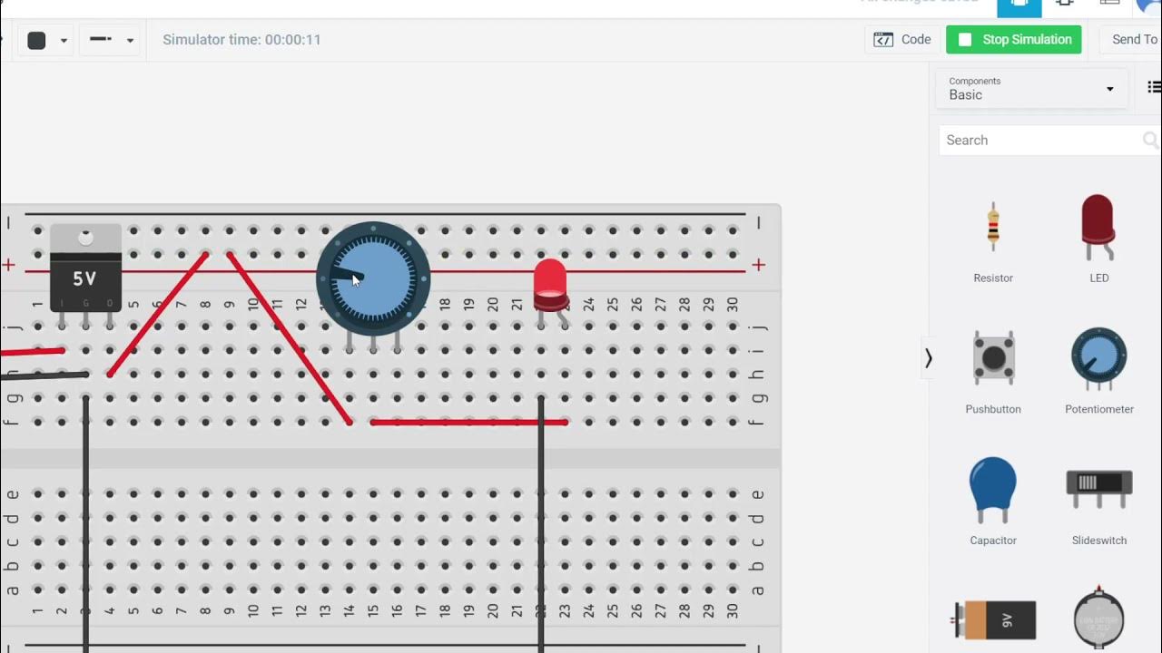 TinkerCAD Potential meter project // exploring tinkercad circuits tech