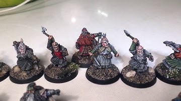 Erebor dwarf army showcase LOTR SBG THE HOBBIT