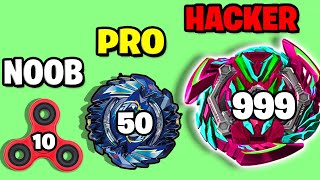 THE BEST EVOLUTION OF HAND SPINNER TOP IN THE WORLD! (Spin Blade Merge Run) screenshot 3