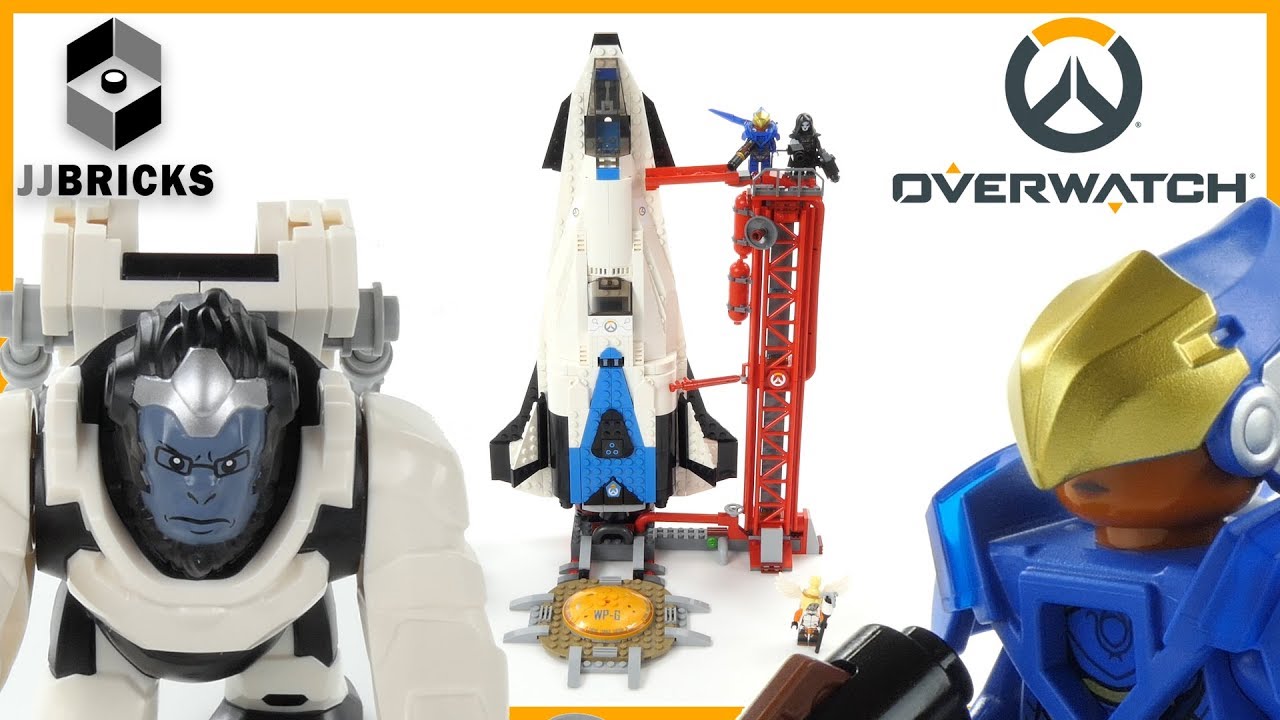Lego Overwatch Watchpoint: Gibraltar 75975 Unboxing, Build, and Review -4K-