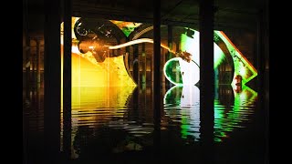 Anri Sala: Time No Longer, 3D PROJECTION GAUZE at Buffalo Bayou Park Cistern, Houston/Texas