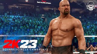 Stone Cold Steve Austin w/ Disturbed Glass Shatters Entrance Theme | New WWE 2K23 Mods