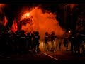 Protest outside Socialist Party Headquater in Madrid after PM Sanchez re-elected