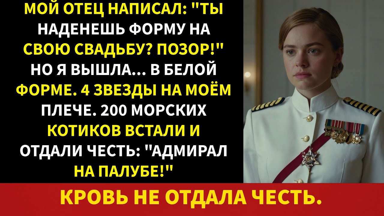 Мой отец посмеялся надо мной на моей свадьбе — а потом 200 «морских котиков» встали и отдали честь..