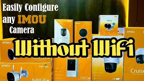 How to Connect IMOU Wireless Cameras without WIFI/Internet | Cameras hotspot Connectivity |