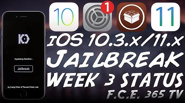 iOS 10.3.1/10.3.3/11.x JAILBREAK Week 3 UPDATE | Keenlab, Taig9, iOS 10.3.3 STILL SIGNED!