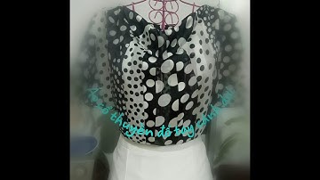 (Phần1) Cách cắt và may áo cổ thuyền đổ tay cánh dơi dễ nhất