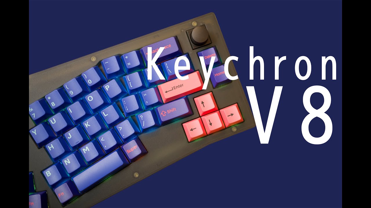 keychron v8とロジテックG502 アリスレイアウトの新鮮な打鍵感-