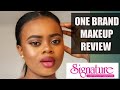 SIGNATURE COSMETICS SOUTH AFRICA REVIEW/FULL FACE MAKEUP USING SIGNATURE COSMETICS