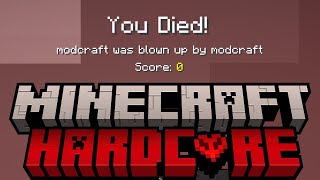 I DIED in Hardcore Minecraft and Here's What Happened...