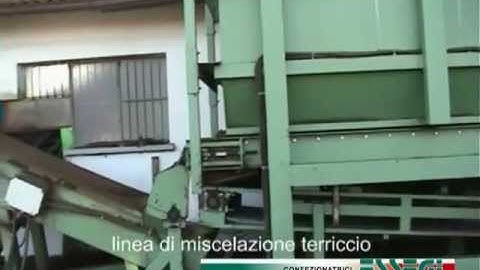 Mixing line for peat - linea di miscelazione per terriccio